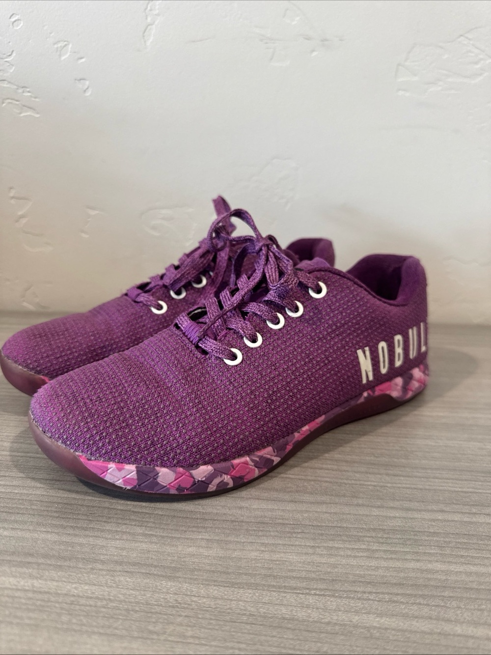 Nobull Superfabric Trainer Purple Running Shoes Comfort Gym Sneakers Womens 8